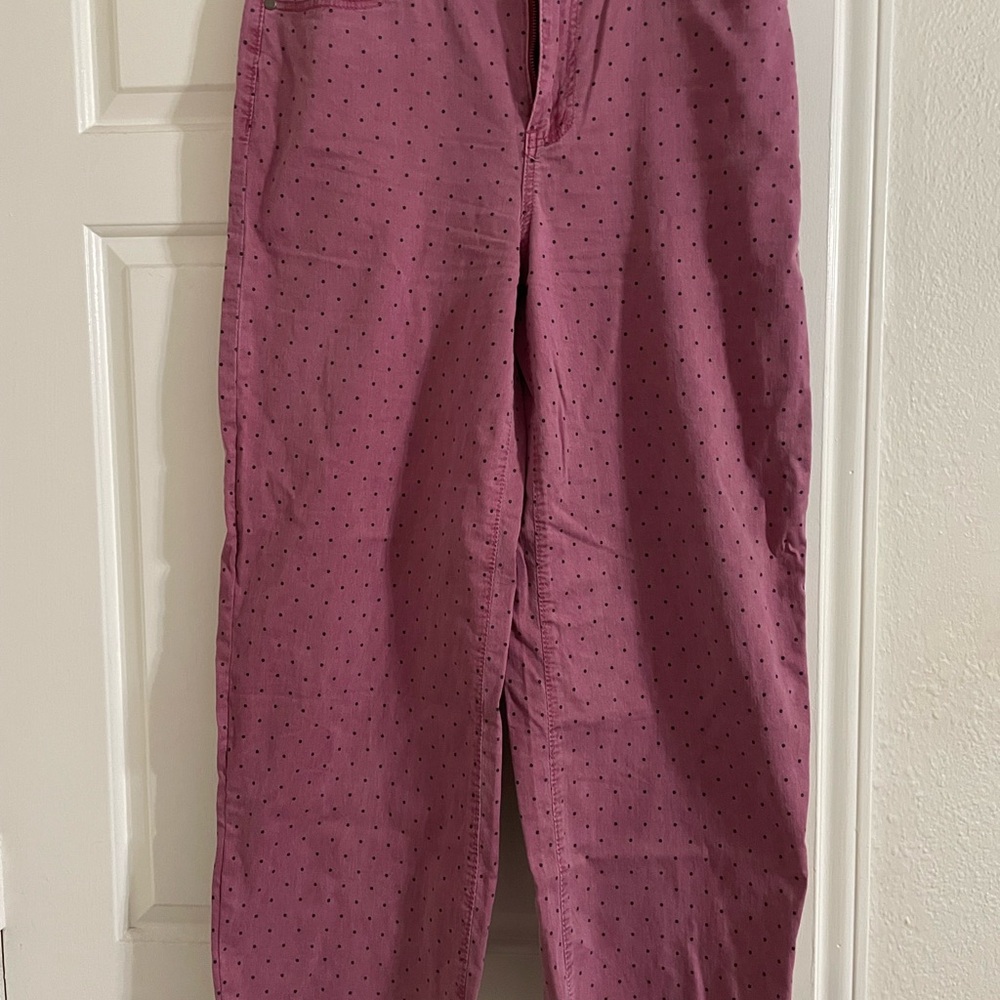 Easel Pink Polka Dot Pants